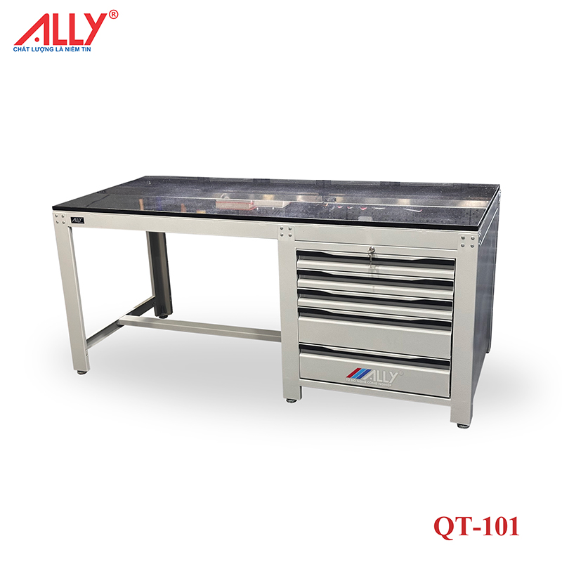 Bàn thao tác ALLY QT-101 tùy chọn mặt bàn đá hoa cương