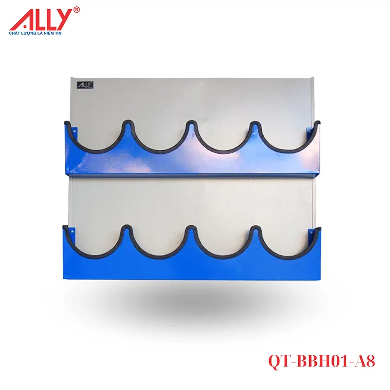 Giá treo nón bảo hộ lao động 8 cái ALLY QT-BBH01-A8 1 Giá treo nón bảo hộ lao động 8 cái ALLY QT-BBH01-A8