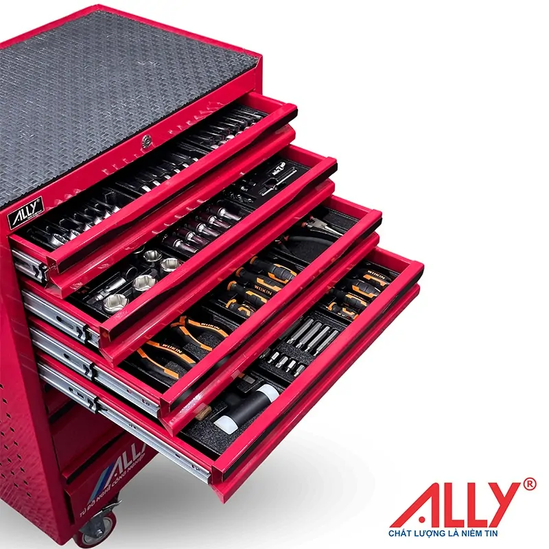 Tủ đựng đồ nghề ALLY QT-07-161CT 161 chi tiết