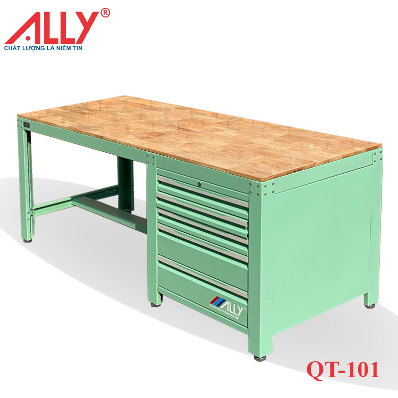 Bàn nguội thao tác phòng sạch QT-101 6 bàn thao tác cơ khí ALLY QT-101