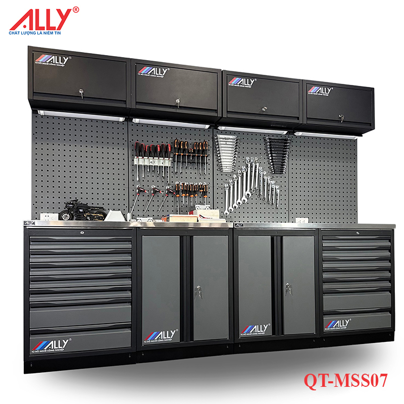 HỆ TỦ ĐỰNG DỤNG CỤ ALLY QT-MSS07 4 Hệ thống tủ chăm sóc xe ally QT-MSS07