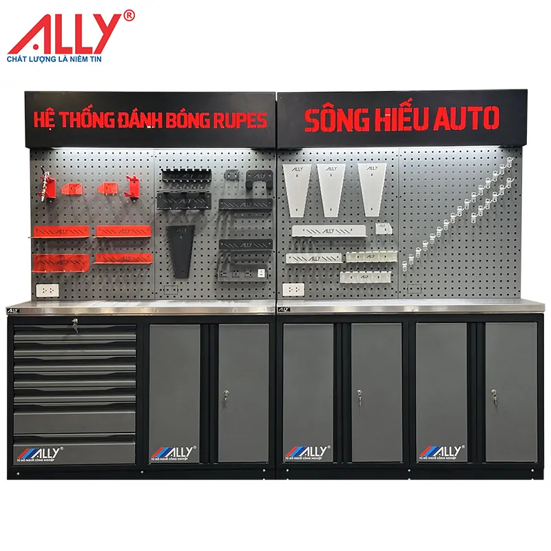 Hệ tủ chăm sóc xe ALLY RUPES 1 Hệ tủ chăm sóc xe ALLY RUPES