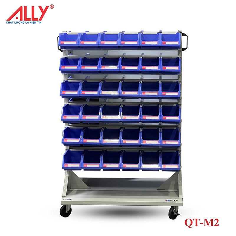 Bảng có khay đựng chi tiết nhỏ - QT-M1 - M2-07 2 Kệ đựng chi tiết ALLY QT-M2