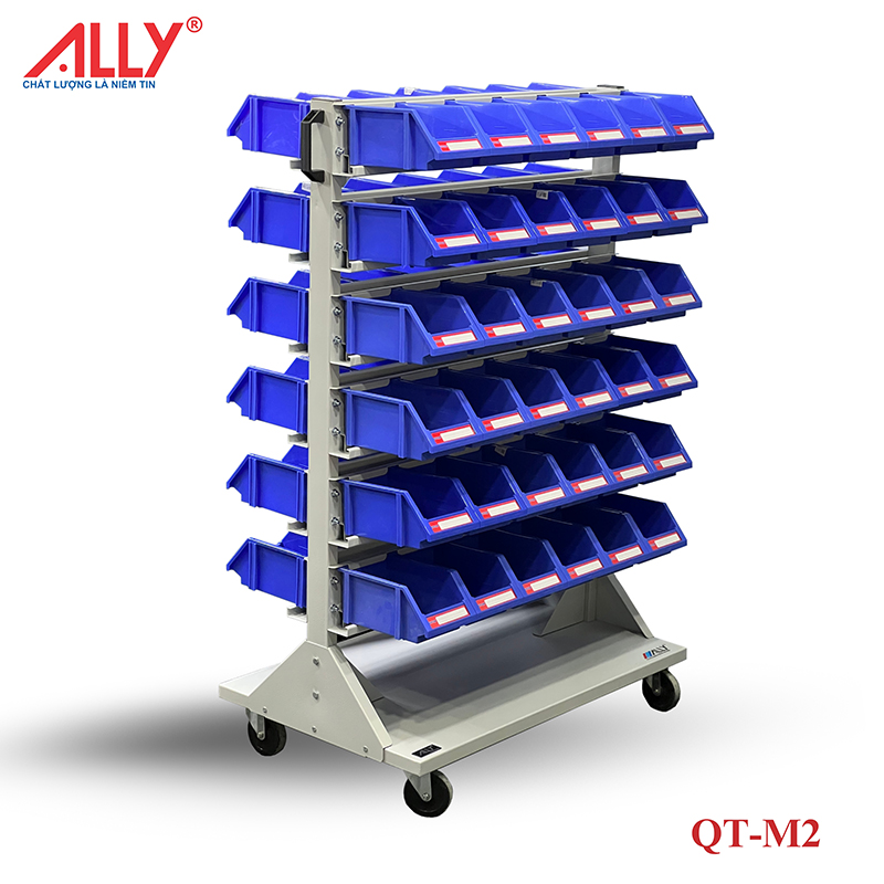 Bảng có khay đựng chi tiết nhỏ - QT-M1 - M2-07 3 Kệ đựng linh kiện ALLY QT-M2