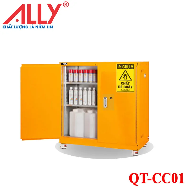 Tủ chống cháy đựng hóa chất ALLY QT-CC01 1 Tủ chống cháy đựng hóa chất ALLY QT-CC01