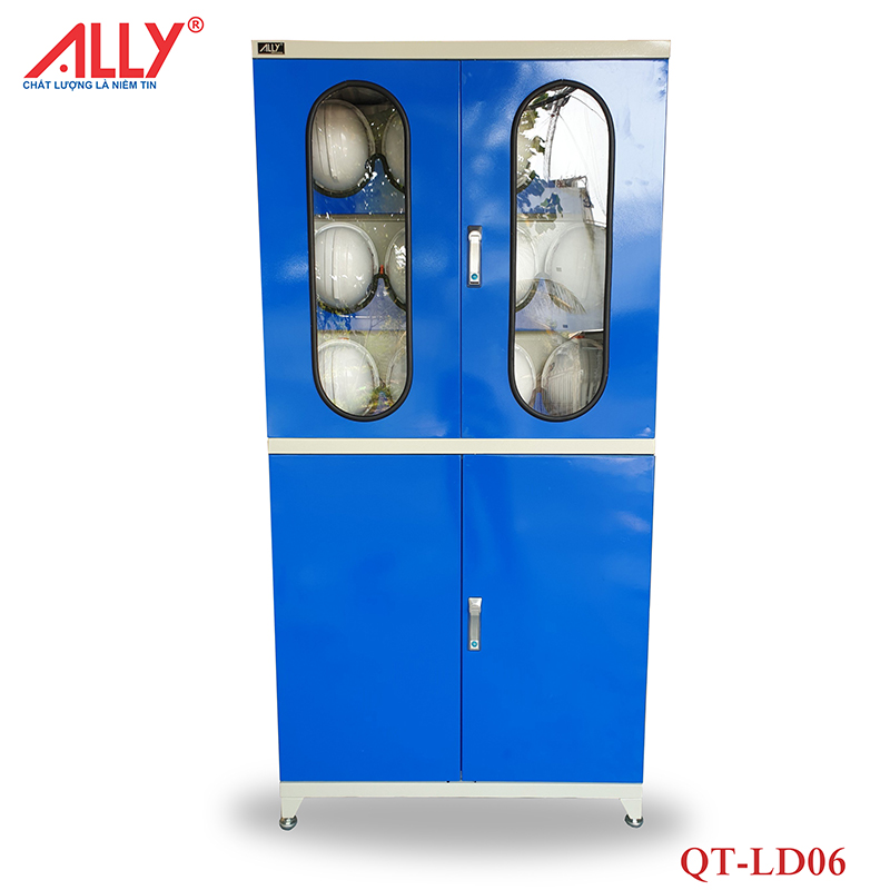 Tủ đựng đồ bảo hộ lao động - QT-LD06 4 Tủ dụng cụ bảo hộ công nhân ALLY QT-LD06