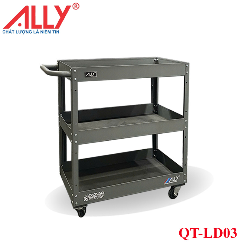 Xe đẩy dụng cụ 3 ngăn ALLY QT-D03 6 Xe đẩy dụng cụ đa năng QT-D03